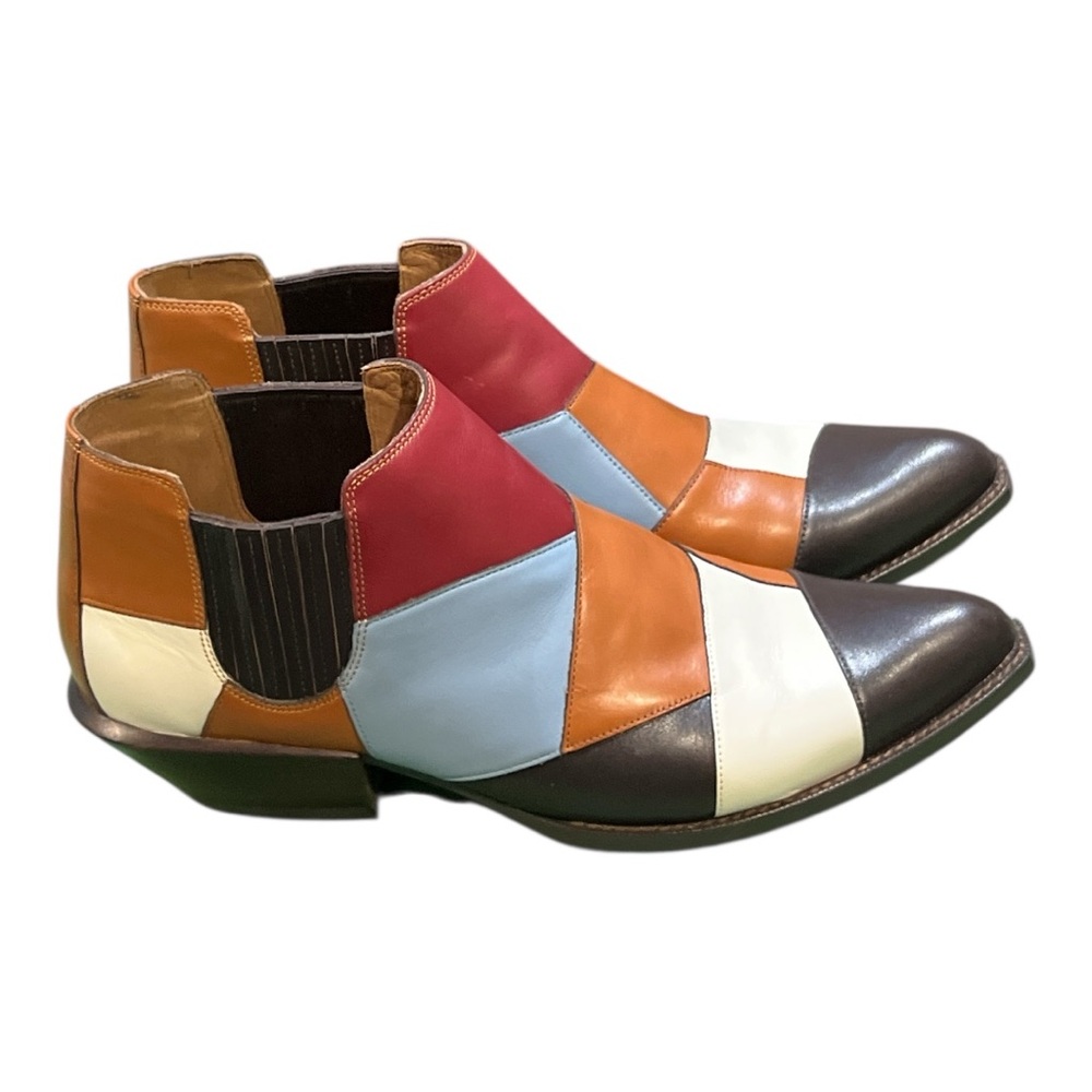 Coach Multicolor Patchwork Bandit Boots - image 1